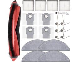 20-delige Accessoireset - Geschikt voor Roborock Q10 S5, S5+ & X5 - Complete Onderhoudskit - Inclusief Hoofdborstel, HEPA Filters, Dweilpads & Stofzakken - Robotstofzuiger Reserveonderdelen