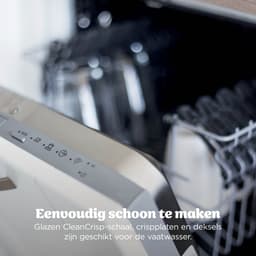 Ninja CRISPi PRO 7-in-1 Glazen Airfryer met 7 functies - Airfryen, Bakken, Braden, Rijzen, Drogen. Max Crisp en Opnieuw krokant maken - 2.3 liter en 5.7 liter glazen schaal - PFAS vrij koken - Stone - AS101EULG — thumbnail 6