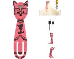 Oplaadbare LED Boeklamp met Klem - Draadloze Dimbaar Leeslicht voor Onderweg en in Bed