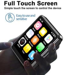 MP3-speler, hoofdtelefoonaansluiting, volledig touchscreen, draadloze HiFi-geluidskwaliteit, FM-radio, ingebouwde HD-luidspreker, opnamefunctie. — thumbnail 4