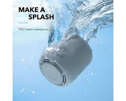 Draagbare Bluetooth Speaker met 360° Geluid, Waterdicht IPX7 en BassUp Technologie