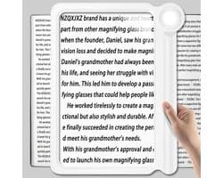 Vergrootglas Lezen - Vergrootglas Pagina - Kleine Lettertjes - 30X 6X Vergroting - Handzaam Forma