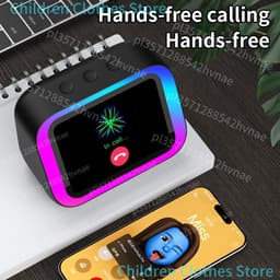 MakkelijkMooi Smart Speaker Wekker - Wekkerradio met VA - Bluetooth Speaker - Digitale Wekker - 5.4 Speaker Hi-Fi stereogeluid — thumbnail 5