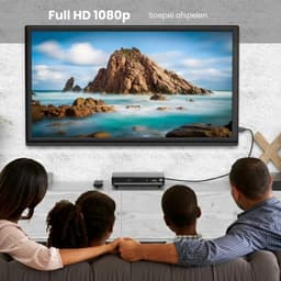 Vizual DVD Speler met HDMI - Simpele bediening - Full HD 1080P - Regiovrij - USB - Inclusief Afstandsbediening - CD & DVD Speler — thumbnail 5