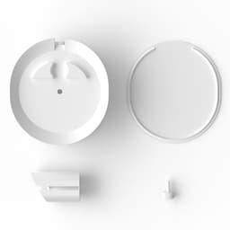 Muurbeugel geschikt voor Sonos Era 100 - Standaard geschikt voor Sonos Era 100 - Stopcontact Houder - Zonder boren - Kabelvrij & Stevig - Wit — thumbnail 2