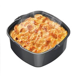 Keukenaccessoireset Baking Master met bakvorm en siliconen muffinvormpjes - voor compacte airfryer-modellen - Zwart — thumbnail 3