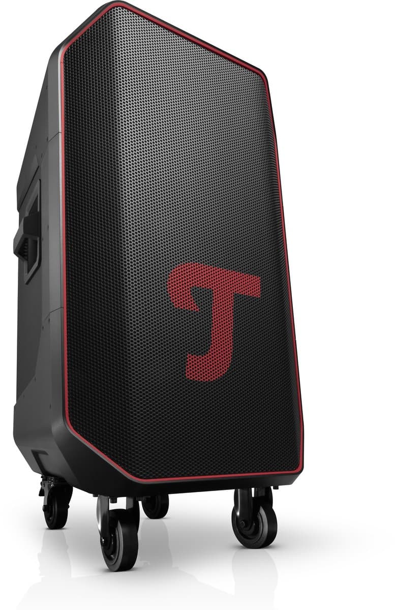 Teufel ROCKSTER 2 - Grote Bluetooth-luidspreker - Mobiel evenementgeluidssysteem met wieltjes, 440 W, met lange accuduur, 380 mm woofer, snellaadfunctie, robuuste feestluidspreker - zwart — afbeelding 1