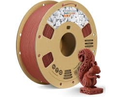 3D Printer Filament 1,75mm Roodachtig Marmer PLA 1 KG