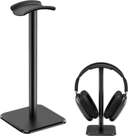 Gaming Hoofdtelefoonhouder - Met Gewogen Basis - Hoogte Verstelbaar 24 cm - Snelle Montage - TPU Bescherming - Elegante Ontwerp voor Gaming Setup en Desktop Audio Hoofdtelefoons — thumbnail 1