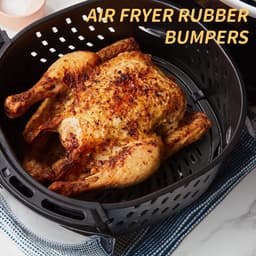 Verpakking Geschikt voor 100 hittebestendige siliconen bakmatjes Geschikt voor de airfryer, met voedselveilige rubberen antislipkussentjes, geschikt voor de Ninja AF101, AF161 en AF150AMZ airfryers. — thumbnail 3