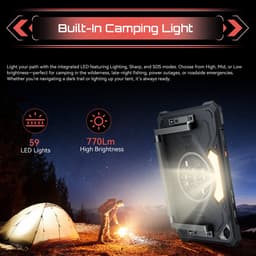 Robuuste Tablet - CUBOT TAB Kingkong S - 16GB RAM 256GB ROM - 15300 mAh - 10,1 inch - Dual SIM 4G - IP68/IP69 K - Android 15 - GPS - Zwart — thumbnail 5