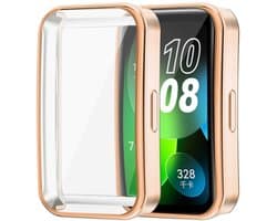 By Qubix - TPU bescherm case - Goud - geschikt voor Huawei Band 10 / 9 / 8