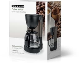 Butler 16100130 - Koffiezetapparaat - 1,25 l - 10 koppen - Warmhoudfunctie - Automatische uitschakeling - Zwart — thumbnail 4