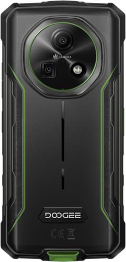 DOOGEE Fire 7 Robuuste Smartphone - IP68/IP69K Outdoor Telefoon - Dual SIM 5G - 6GB RAM - 128GB ROM - 13000mAh 18W - Android 15 - 6,6 inch - 64MP AI-camera - NFC, GPS, OTG - Groen — thumbnail 3