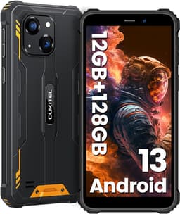 OUKITEL WP32 Rugged Smartphone - IP68/IP69K Outdoor Telefoon - Dual SIM 4G - 12GB RAM - 128GB ROM - 6300 mAh - 5,93 inch - GPS, NFC, OTG - Oranje — thumbnail 1