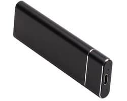 Mini Externe SSD 4TB – Zwart – Draagbare Externe Harde Schijf – Geschikt voor Windows, Mac & Android – USB 3.0 Type C naar USB 3.1 Type A – Mobiele Opslag voor Laptop, PC & Telefoon