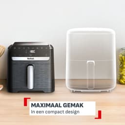 Tefal Easy Fry Mega Compact EY8618 - Airfryer - 7,5L - Snel Opwarmend - Compact — thumbnail 9