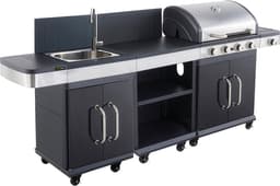 COOK'IN GARDEN - FIDGI 4 modulaire buitenkeuken met afdekking — thumbnail 2