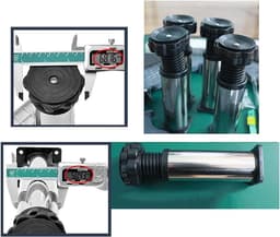 Wasmachine Onderstel Verstelbaar - Koelkast/Droger Stand - 45-65 cm - Verhoogd Onderstel Voor Vriezer & Wasmachine - 10/15/20/25 cm Elevatie - Stevig & Duurzaam — thumbnail 3