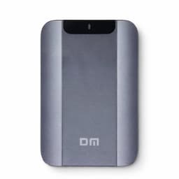 DM Externe harde schijf 500GB - Draagbare HDD - USB 3.2 - Metaal - Antraciet grijs — thumbnail 3