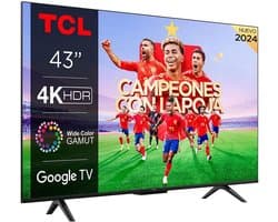 43 inch 4K Ultra HD Smart TV LED HDR voor thuis