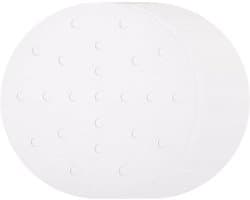 200 Bamboe Airfryer Liners 15,24 cm - Anti-aanbaklaag - Geperforeerd Perkamentpapier - Wegwerp demperpapier - Stoommand - Wit.