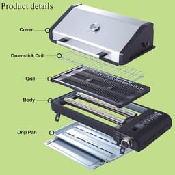 IBBO® - Camping barbecue - Draagbare BB - Outdoor kooktoeste- Gas barbecu - Multifunctionele gril - Camping gasstel - Portable barbecue oven - Kampeer kooktoestel — thumbnail 2