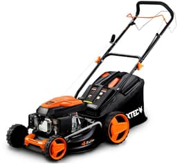 FUXTEC 4in1 Benzine Grasmaaier FX-RM4646 - 3,5 pk/2,6 kW - 46 cm Maaibreedte - 7-traps Hoogteverstelling - 4-Takt - Achterwielaandrijving - 50L Grasvanger - Mulchfunctie & Zij-uitworp — thumbnail 1