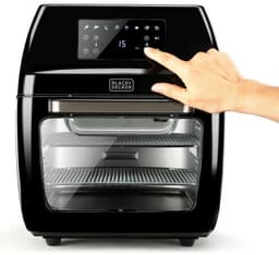 Black & Decker BXAFO1200E Enkel 12 l Vrijstaand 1700 W Heteluchtfriteuse Zwart — thumbnail 3