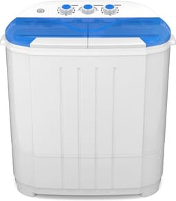 Compacte Draagbare Wasmachine met Centrifuge - Mini Wasmachine 6,5 kg voor Kleine Ruimtes & Campers — thumbnail 1
