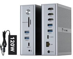 Universele Laptop Dockingstation met 3 HDMI Poorten