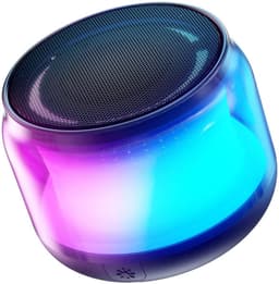 TENZHVXI - Mini Speaker - Bluetooth Speaker Voor Kinderen - Met Lichtjes/Draadloos Stereo - Voor Thuis, Reizen En Feesten Black — thumbnail 1