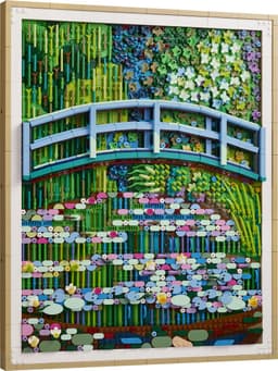 LEGO Art Claude Monet: Brug over een vijver met waterlelies 31220 — thumbnail 4