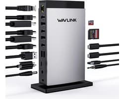 15-in-1 USB-C Dockingstation met Dubbele of Driple 4K60Hz Monitor Ondersteuning voor Laptop