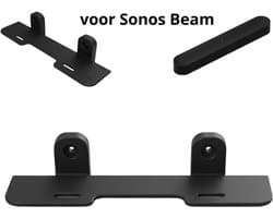 Soundbar Beugel - Geschikt voor Sonos Beam - Wand - 6 kg - Vast - Zwart inclusief plugs