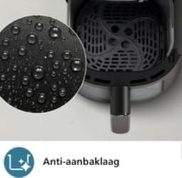 Airfryer 2000 Serie 6.2L - 1700W Vermogen, Kookvenster, RapidAir-technologie, Digitaal touchscreen, 13 kookopties, Tot 90% minder vet, Zwart (NA230/00) — thumbnail 5