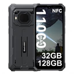Blackview BV6200 Plus - Robuuste Smartphone - 32GB RAM - 128GB - 11000mAh - 6,56 inch - 4G Dual SIM - Android 15 - 98dB Ultra-luide luidspreker - NFC GPS - Zwart — thumbnail 1