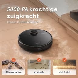 Skoov ecopro Robotstofzuiger met Dweilfunctie - Met laad & leeg station - Anti-Klit - 5000 PA Hyperx Zuigkracht - Huisdieren - Dweil - Robot - Thuis - Automatische — thumbnail 2