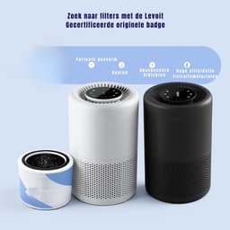 Zyrex® Luchtontvochtiger en luchtreiniger - Luchtontvochtiger slaapkamer - Luchtontvochtiger - Wit - 21cm x 21cm x 32cm — thumbnail 5