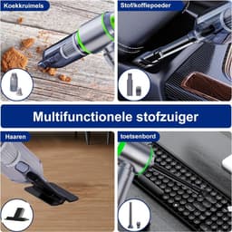 CLVP® Handstofzuiger Draadloos – Snoerloze Kruimelzuiger – Compacte Stofzuiger – Max — thumbnail 4