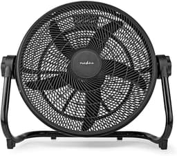 Vloerventilator - Grote Ventilator - Ruimtes Verkoelen - 5 Extra Grote Bladen - 50 cm Diameter - Zwart — thumbnail 4