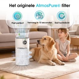 AtmosPure® HEPA 13 filter voor de CleanAir Luchtreiniger - 3-Laags - Actief Koolstoffilter — thumbnail 3