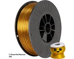 Goud PLA+ 1kg 3D Printer Filament 1.75 mm - Hoge Kwaliteit en Duurzaam - Compatibel met Creality, Bambu Lab, Esun en Andere 3D Printers - Voor 3D Printen van Prototypes, Modellen, Accessoires - voor Professioneel en Thuisgebruik