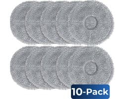 10 stuks Dweilpads - Geschikt voor Dreame L10s Ultra, L10 Ultra, L10 Prime, L10s Pro, L20 Ultra, L40 Ultra, L40 Pro, X40 Ultra, X50 Ultra, Xiaomi X10 / X20, Roborock Qrevo S5V, Qrevo Curv - Robotstofzuiger Onderdelen en Accessoires