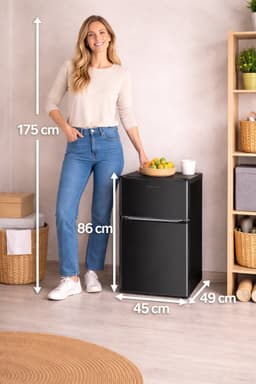 Manta MM545DBK - Koel-vriescombinatie - Zwart — thumbnail 4