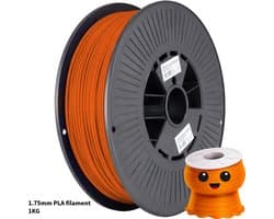 Oranje PLA+ 3D Printer Filament 1.75 mm - Hoge Kwaliteit en Duurzaam - Compatibel met Creality, Bambu Lab, Esun en Andere 3D Printers - Perfect voor 3D Printen van Prototypes, Modellen en Accessoires - voor Professioneel en Thuisgebruik
