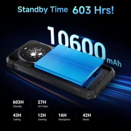 FOSSiBOT F109 Robuuste Smartphone 5G - 24GB RAM - 256GB ROM - 10600 mAh - 6,745 inch HD IPS Scherm - IP68 IP69K Outdoor Telefoon - Android 14 - GPS,NFC,Face ID,OTG — thumbnail 5