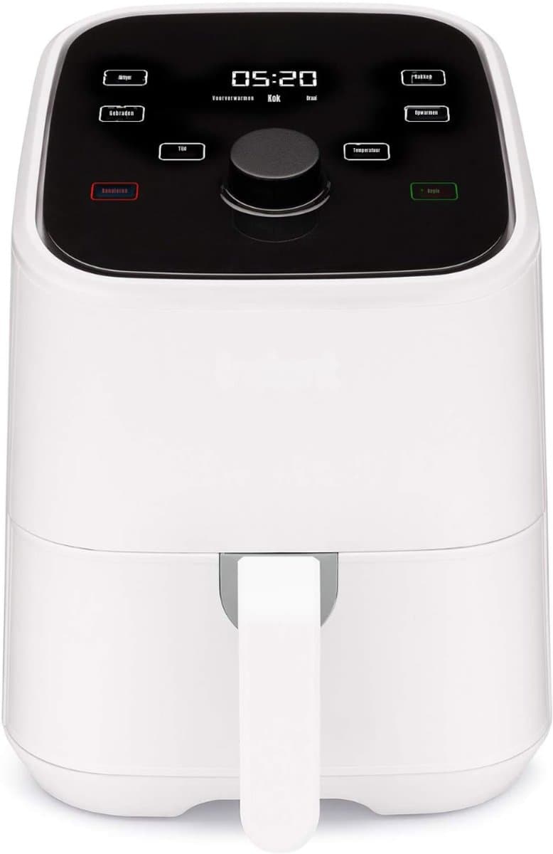 REN® Mini airfryer - Airfryer - Airfryer klein - Wit - 29cm x 23cm x 28cm — afbeelding 1