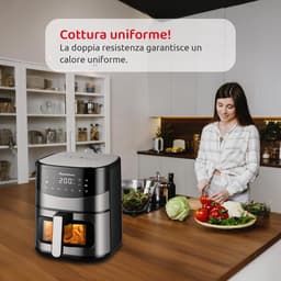 Airfryer 6,5L met Dubbele Verwarmingssysteem en LED-Display - Gezond Frituren — thumbnail 3
