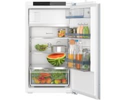 Bosch KIL32VFE0 - Serie 4 -Inbouw koelkast met vriesvak 102.1 x 54.1 cm - Vlakscharnier -Multi Box XXL: een extra ruime lade voor groente en fruit - Led verlichting - SuperKoelen koelt nieuwe etenswaren in de koelkast sneller